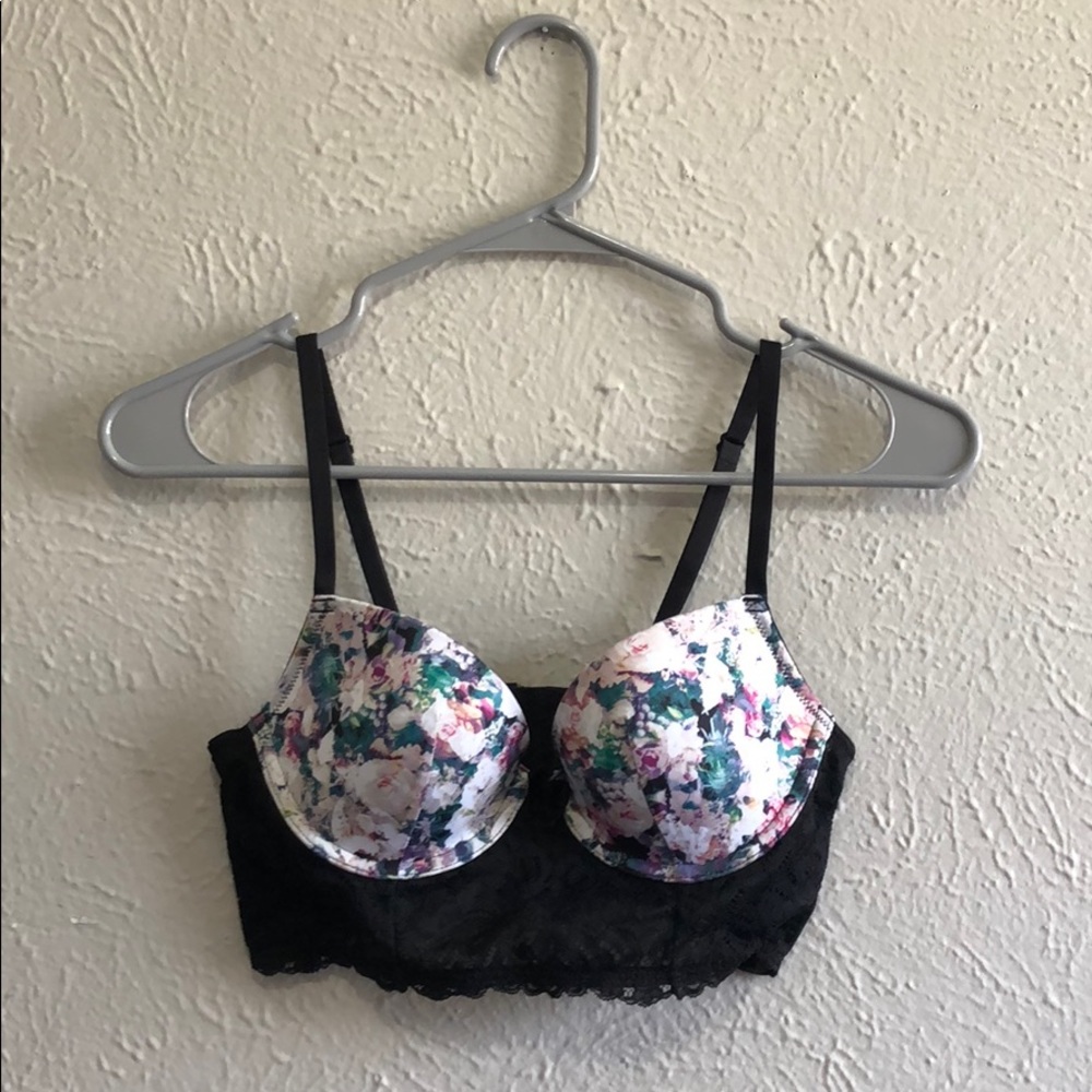 Floral Bustier Bra